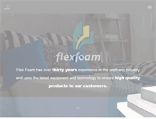 Tablet Screenshot of flexfoam.net